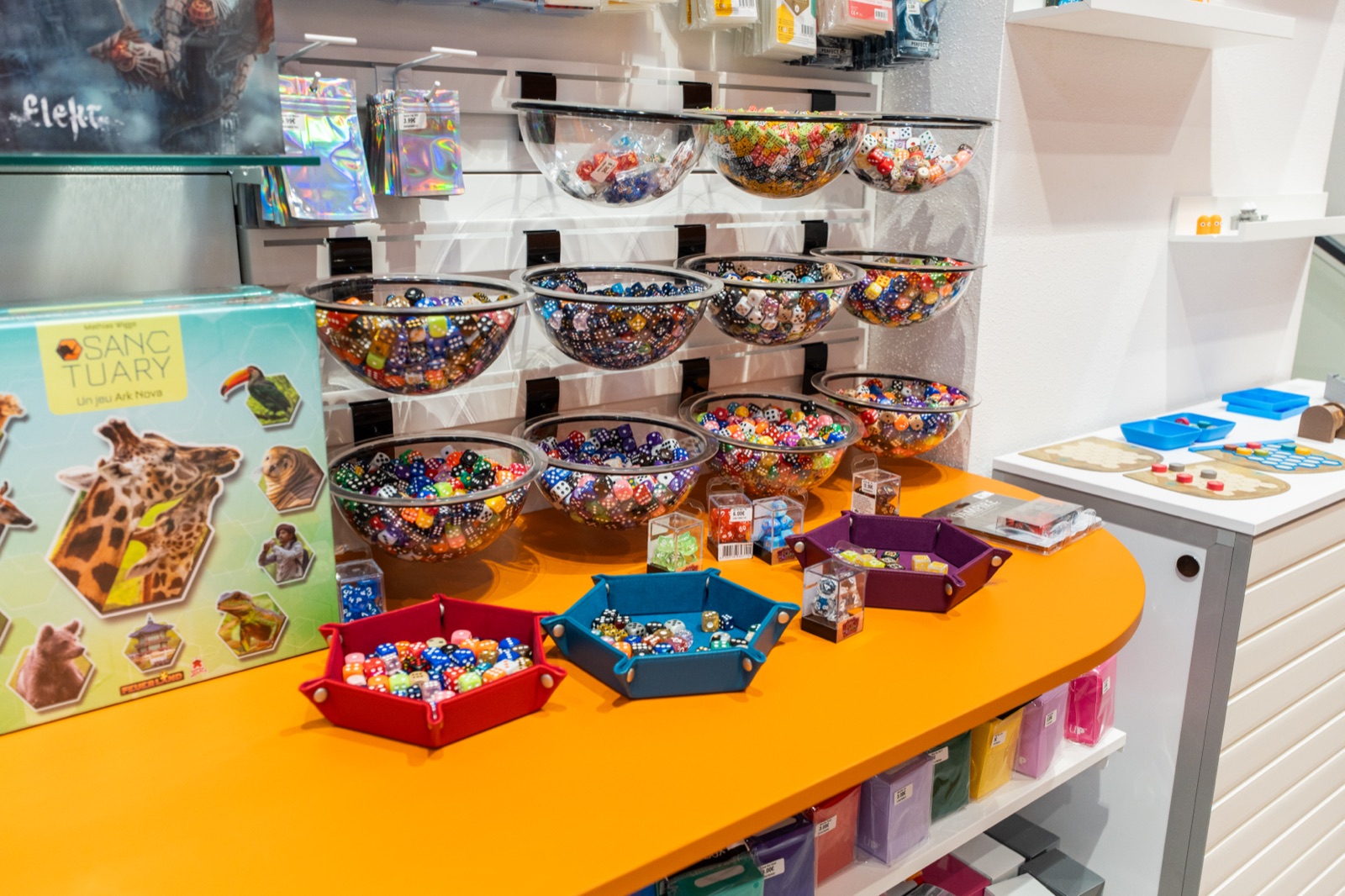 Dés et accessoires de jeu